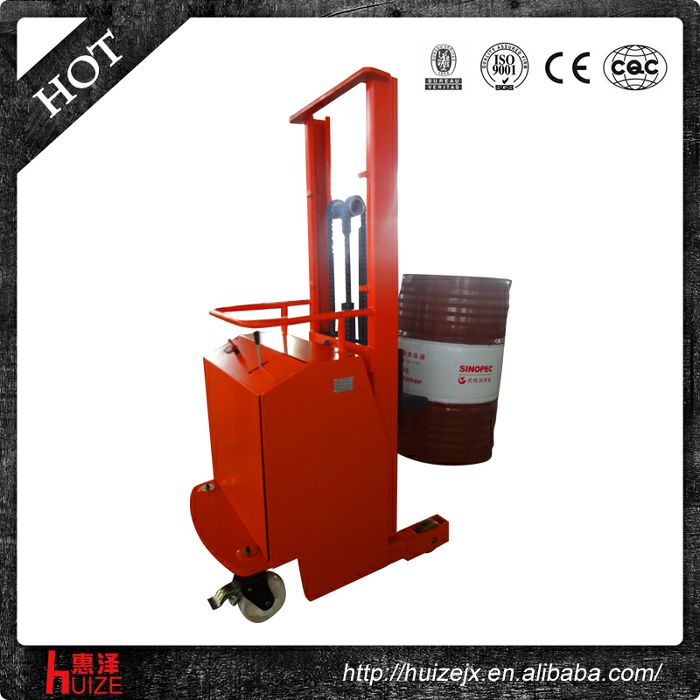 2半電動(dòng)配重油桶車（無底腿，只堆垛，不翻轉(zhuǎn)）