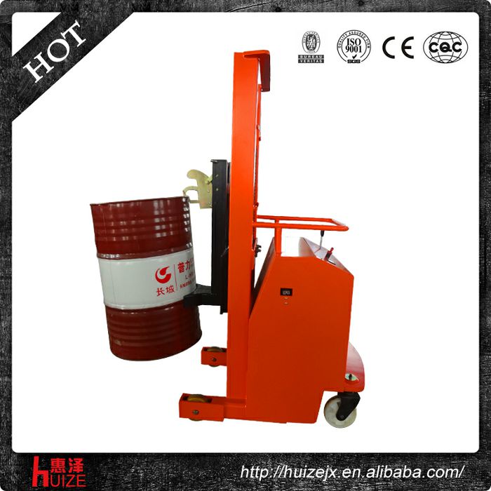 半電動(dòng)配重油桶車（無(wú)底腿，只堆垛，不翻轉(zhuǎn)）